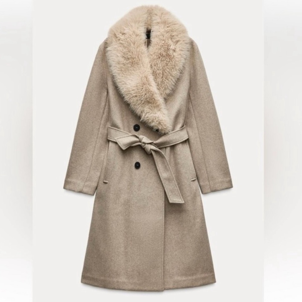 NEW with tags XS Zara wool coat